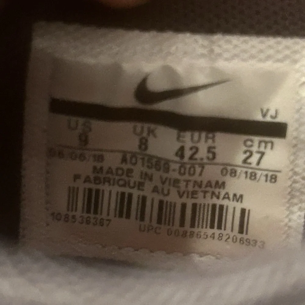 Nike Air Max 270 Futura‎ Shoes Men's Size 9 Black Hot Punch AO1569-007 Sneaker